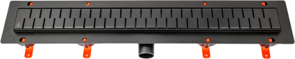 Душевой трап (лоток) Creto Snake CRE-850 SB-50 85 см, черный