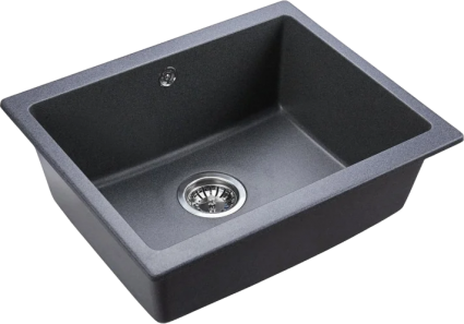 Мойка кухонная Emar Quartz EMQ-1555.P антрацит