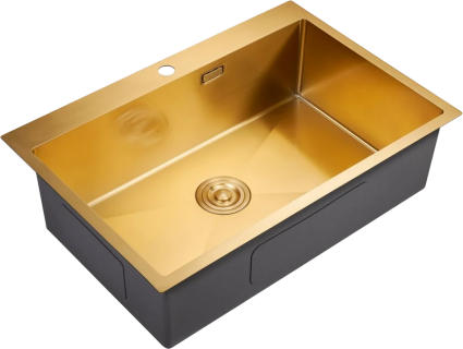 Мойка кухонная Milacio Steel Denia 750 MC.77508 золото