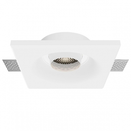 Встраиваемый светильник Maytoni Technical Gyps Modern DL006-GU10-RD-W