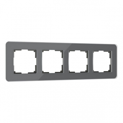 Рамка Werkel Elite на 4 поста графит W0042440 4690389180804