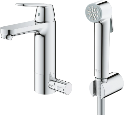 Смеситель для раковины Grohe 24191000 с гигиеническим душем, хром