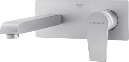Смеситель для раковины Shouder Romer 0260205 матовый хром