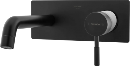 Смеситель для раковины Shouder Rogen 0250210 черный, хром
