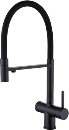 Смеситель для кухни Emar Steel ЕС - 7024 Black