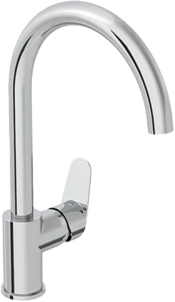 Смеситель для кухни VitrA Flow Round A43407EXP хром