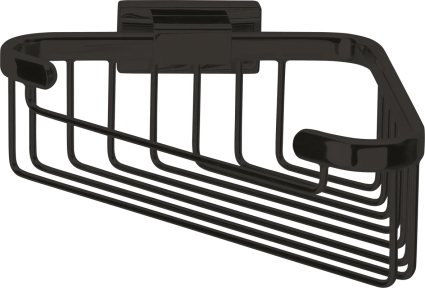 Полка Inda Lea A18310NE угловая,черная матовая
