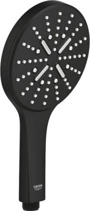 Душевая лейка Grohe Rainshower SmartActive 130 22127KF0 фантомный черный