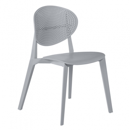Стул bradexhome Luna серого цвета