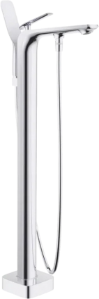 Напольный смеситель для ванны с душем Rose R1322 хром