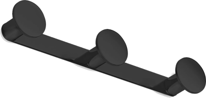 Крючок Inda One AV120CNE тройной, матовый черный