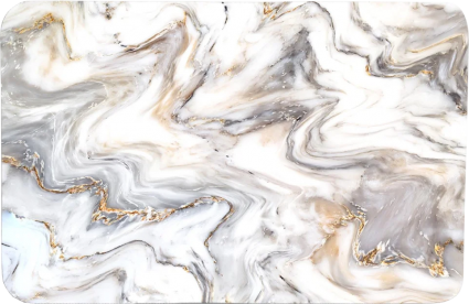 Коврик Ridberg Marble 1211345 бело-золотой мрамор