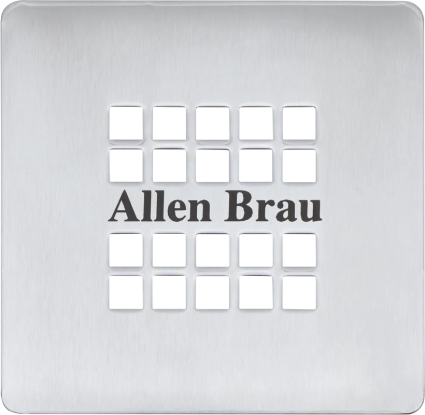Крышка сливного отверстия для душевого поддона Allen Brau Priority 8.310N1-SS нержавеющая сталь