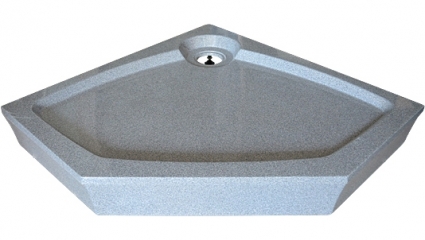 Поддон для душа GuteWetter Deluxe 90x90x16 P серый