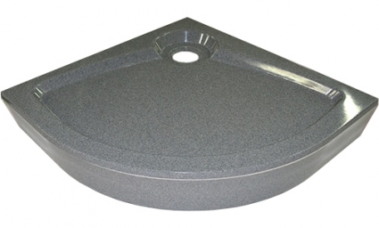 Поддон для душа GuteWetter Deluxe 80x80x16 R серый