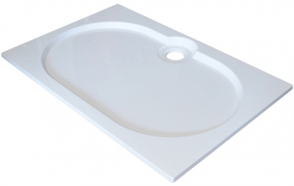 Поддон для душа GuteWetter Deluxe 120x80x2 Q белый