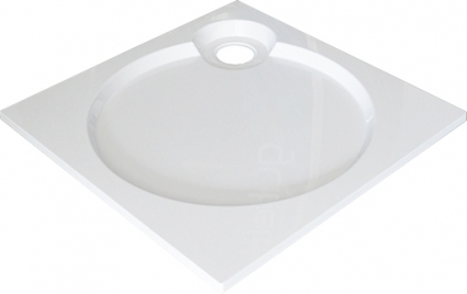 Поддон для душа GuteWetter Deluxe 80x80x2 Q белый
