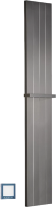 Полотенцесушитель электрический Boheme Flat 725-GM 150х25, антрацит