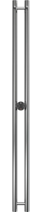 Полотенцесушитель электрический Terminus Duo 1400, нержавеющая сталь