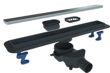 Душевой трап (лоток) BelBagno Luce BB-LD-LUCE-90-CR 85 см, хром
