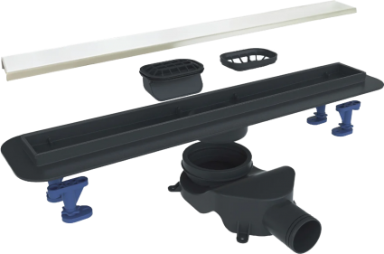 Душевой трап (лоток) BelBagno Luce BB-LD-LUCE-60-BIANCO 55 см, матовый белый