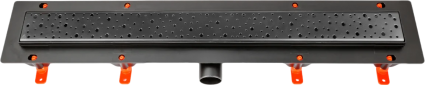 Душевой трап (лоток) Creto Points CRE-650 PB 65 см, черный