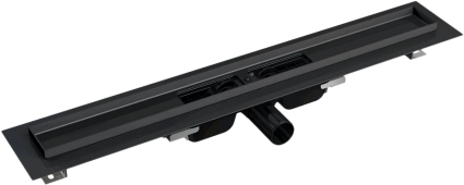 Душевой трап (лоток) AlcaPlast APZ101Black APZ101BLACK-850 без решетки