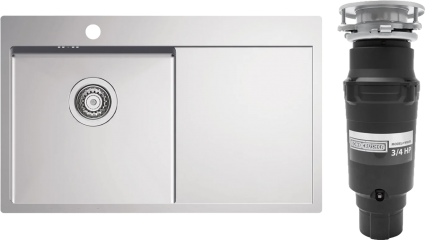 Комплект Мойка кухонная Alveus Quarto 30 1124384 + Измельчитель Bone Crusher BC 910-SL-Slim Line