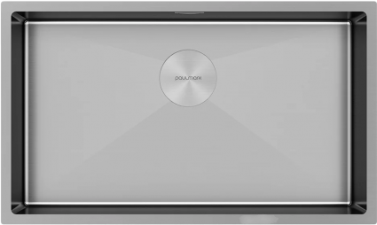 Мойка кухонная Paulmark Next PM217444-BS брашированная нержавеющая сталь