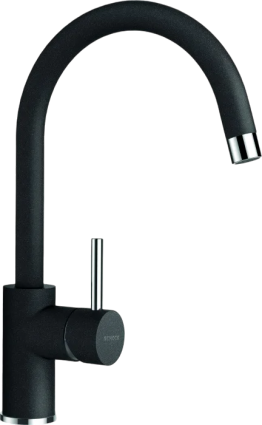 Смеситель для кухни Schock Cristalite Plutos-D выдвижной излив, оникс