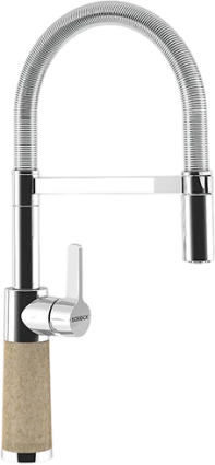 Смеситель для кухни Schock Cristalite SC-550 с гибким изливом, саббиа