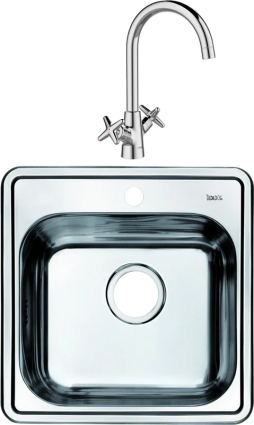 Комплект Мойка кухонная Iddis Strit STR48P0i77 + Смеситель Acros ACRSB00i05 хром