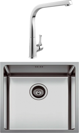 Комплект Мойка кухонная Seaman Eco Roma SMR-4944A + Смеситель MEGA Mega MG-SUN03