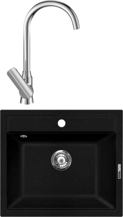 Комплект Мойка кухонная Lava Q2.LAV + Смеситель SG07 CR chrome
