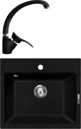 Комплект Мойка кухонная Lava Q2.LAV + Смеситель SG01 LAV lava