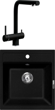 Комплект Мойка кухонная Lava Q1.LAV + Смеситель SG14 LAV lava