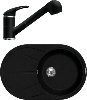 Комплект Мойка кухонная Lava E3.LAV + Смеситель SG03 LAV lava