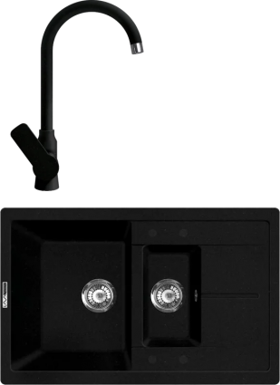 Комплект Мойка кухонная Lava D4.LAV + Смеситель SG07 LAV lava
