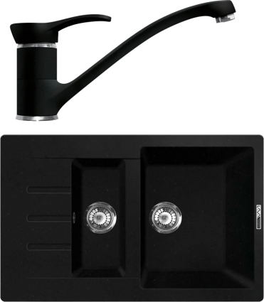 Комплект Мойка кухонная Lava D2.LAV + Смеситель SG04 LAV lava