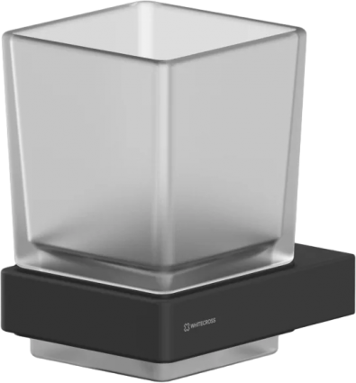 Стакан WHITECROSS Cubo CU2430BL черный матовый
