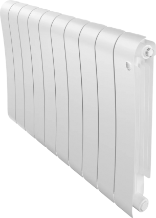 Радиатор биметаллический Royal Thermo Infinity 500 10 секций, bianco traffico