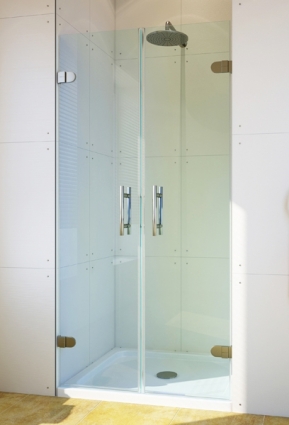 Душевая дверь в нишу GuteWetter Lux Door GK-002 85 см стекло бесцветное, фурнитура хром