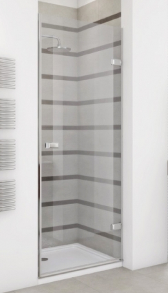 Душевая дверь в нишу GuteWetter Trend Door GK-861 правая 85 см стекло бесцветное Two, фурнитура хром