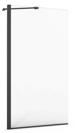 Шторка для ванны Azario Merrit 80х140 цвет профиля черный AZ-NF6310 800