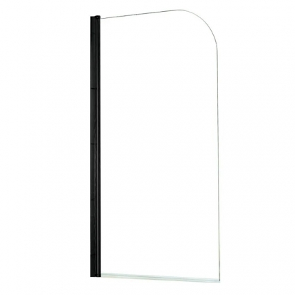 Шторка для ванны Azario Merrit 80х140 цвет профиля черный AZ-NF6211 800 BLACK