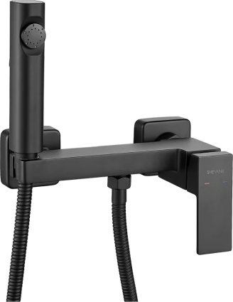 Гигиенический душ Shevanik S9605H-1 со смесителем, черный