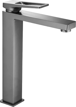 Смеситель для раковины Shevanik S6811T оружейная сталь