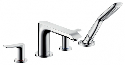 Смеситель Hansgrohe Metris на борт ванны