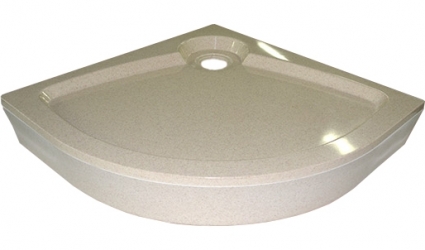Поддон для душа GuteWetter Deluxe 80x80x16 R бежевый
