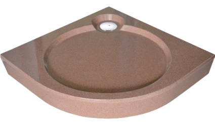 Поддон для душа GuteWetter Deluxe 100x100x16 R терракот